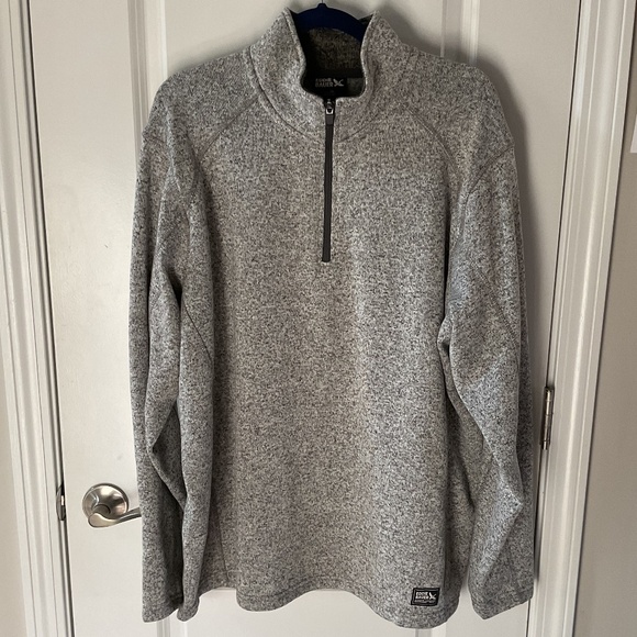 Eddie Bauer Long Sleeve Radiator Fleece 1/4 Zip Pullover - 2XL - Grey - Picture 1 of 5